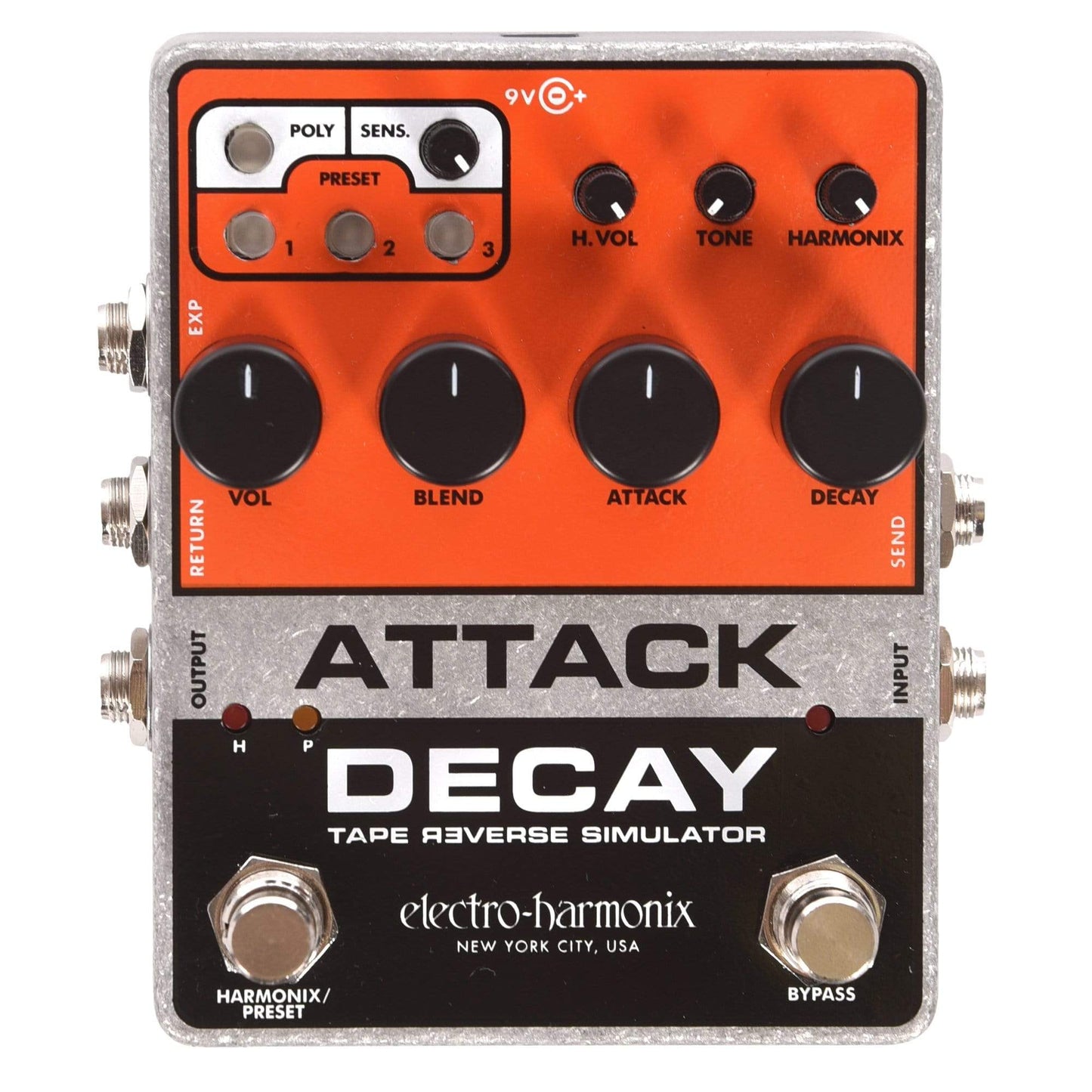 Electro-Harmonix Attack Decay Tape Reverse Simulator Effects and Pedals / Controllers, Volume and Expression
