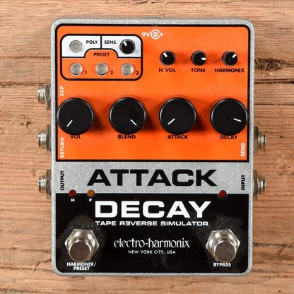 Electro-Harmonix Attack Decay Reverse Tape Simulator Effects and Pedals / Delay