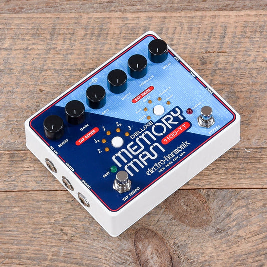Electro-Harmonix Deluxe Memory Man with Tap Tempo Effects and Pedals / Delay