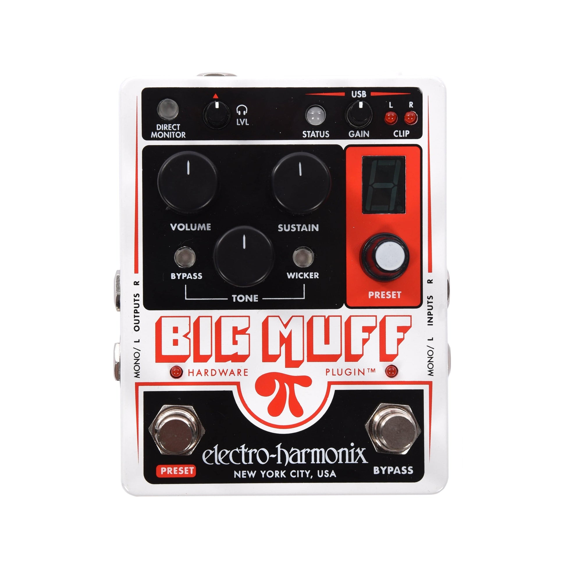 Electro-Harmonix Big Muff Pi Hardware Plugin Pedal Effects and Pedals / Fuzz
