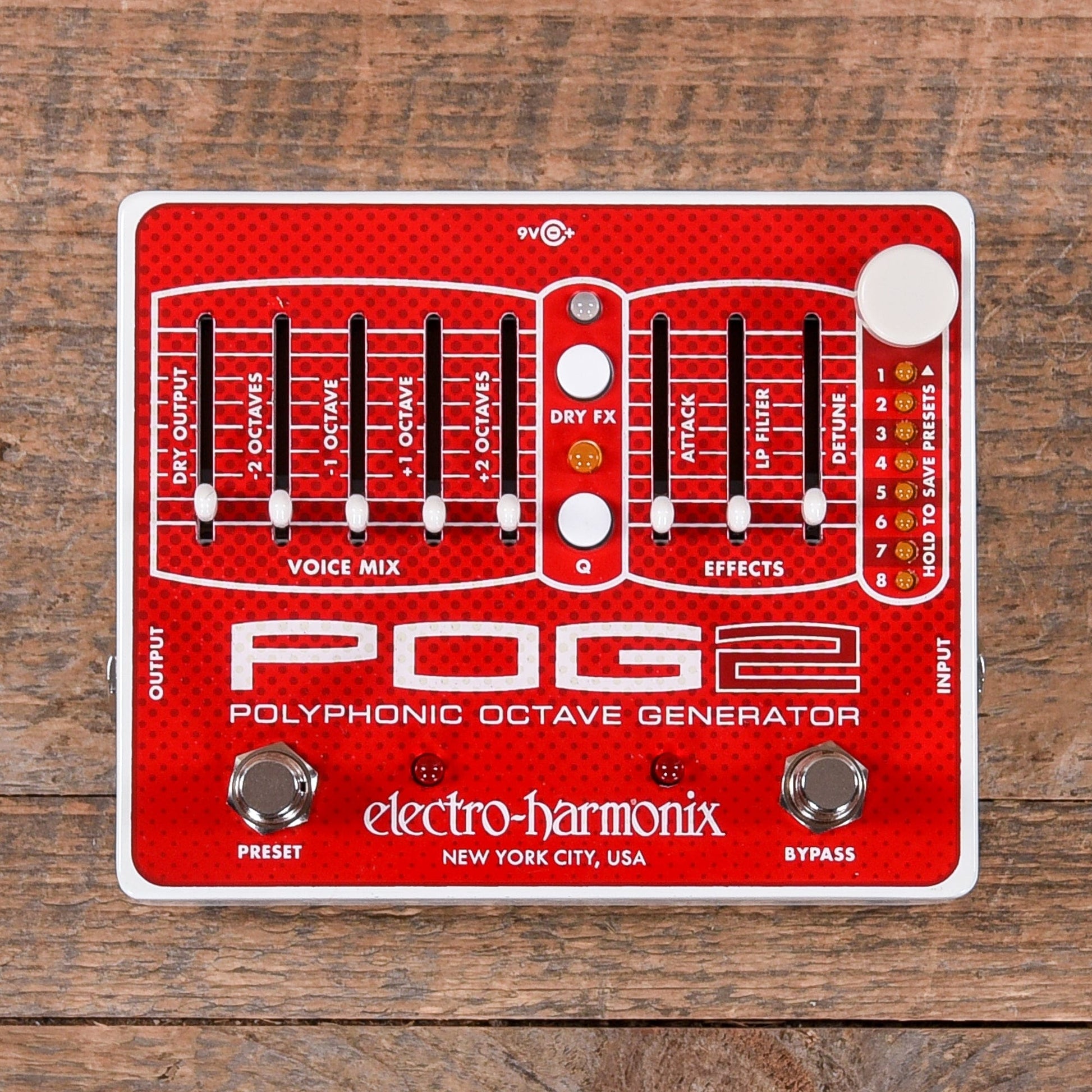 Electro-Harmonix POG 2 - Polyphonic Octave Generator Effects and Pedals / Octave and Pitch