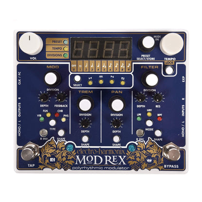 Electro Harmonix Mod Rex Polyrhythmic Modulator Effects and Pedals / Phase Shifters