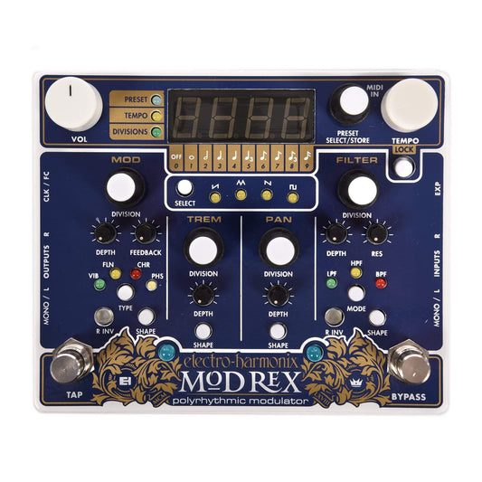 Electro Harmonix Mod Rex Polyrhythmic Modulator Effects and Pedals / Phase Shifters