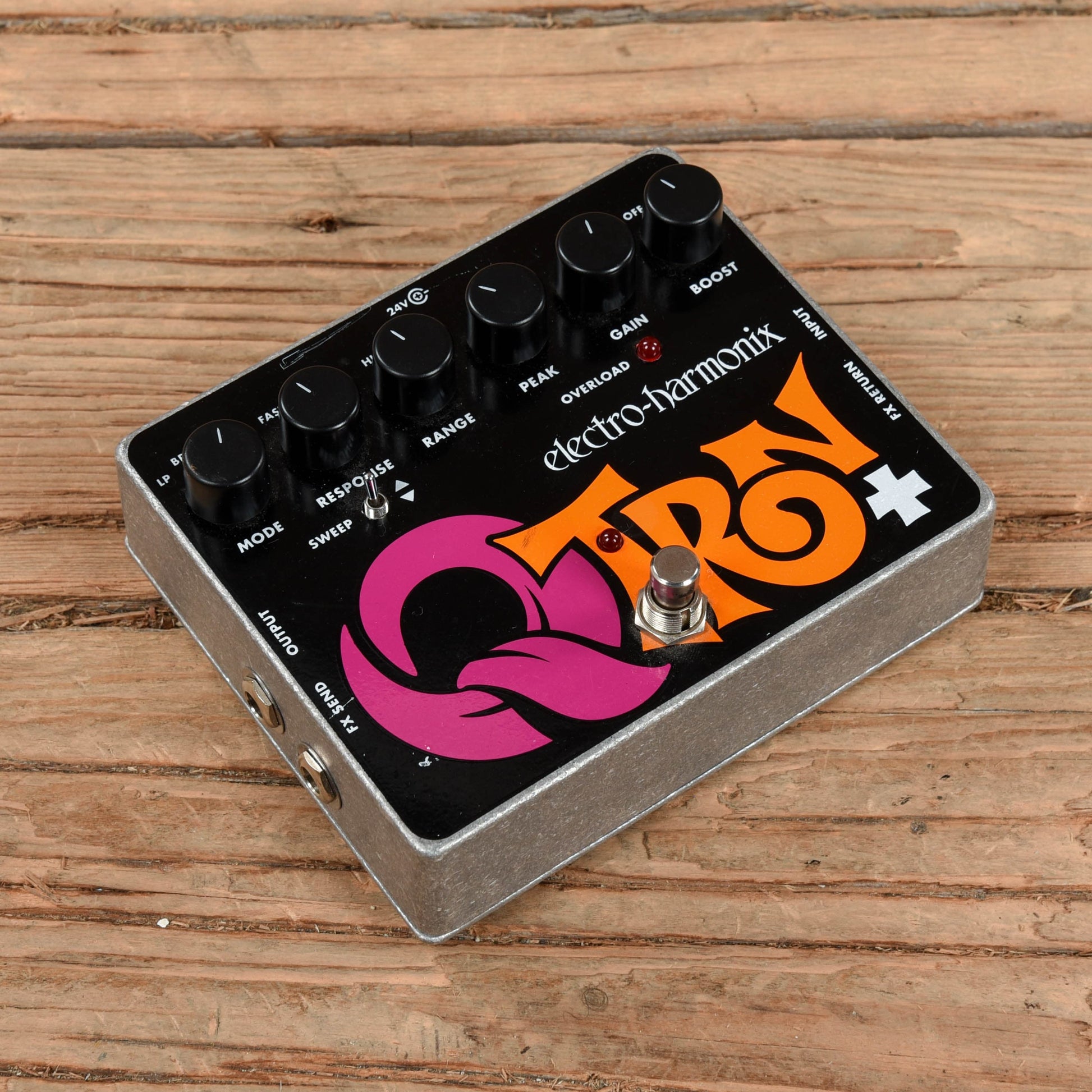 Electro-Harmonix Q-Tron Plus Envelope Filter Pedal w/ Effects Loop Effects and Pedals / Wahs and Filters