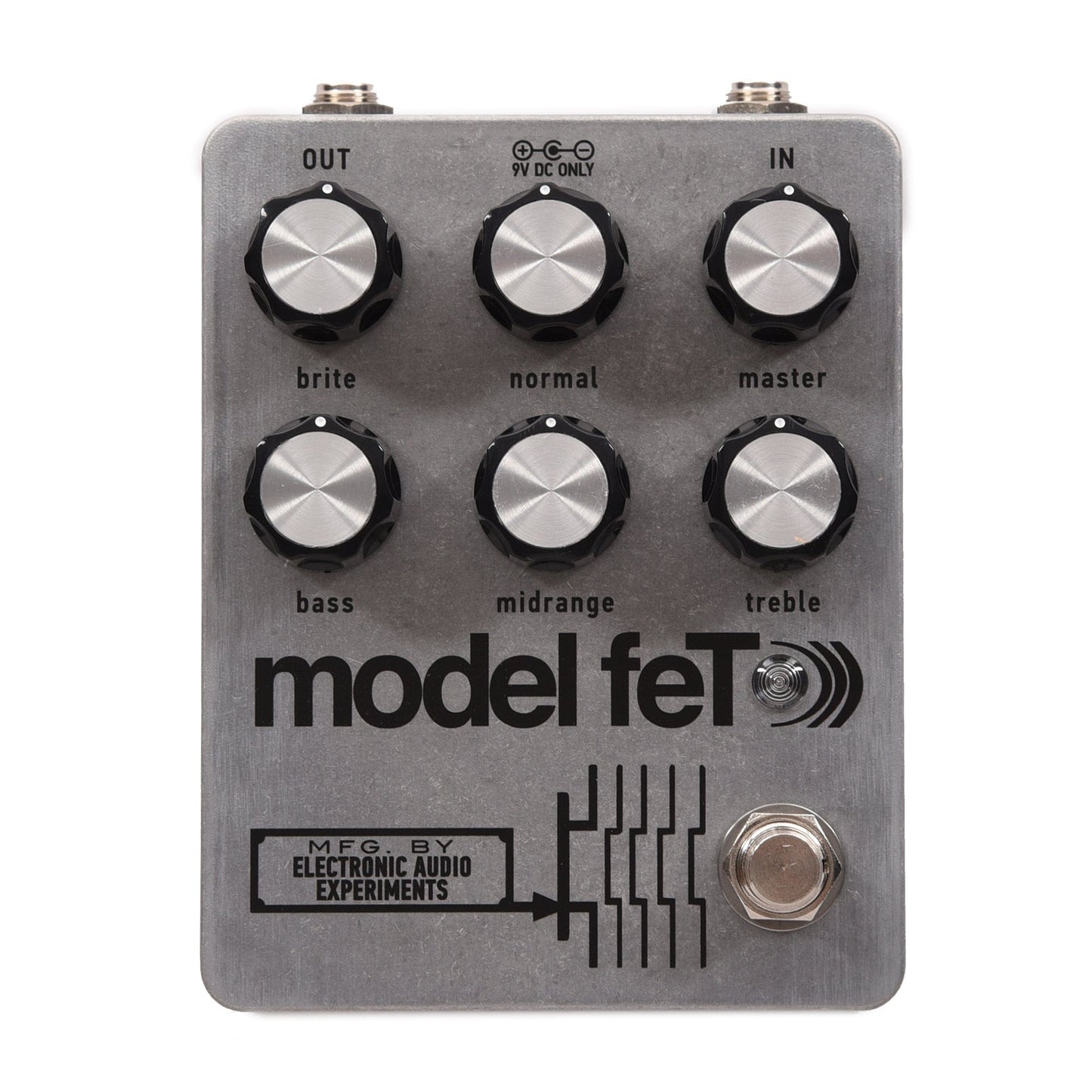 Electronic Audio Experiments Model feT Preamp Pedal Raw Aluminum Effects and Pedals / Overdrive and Boost