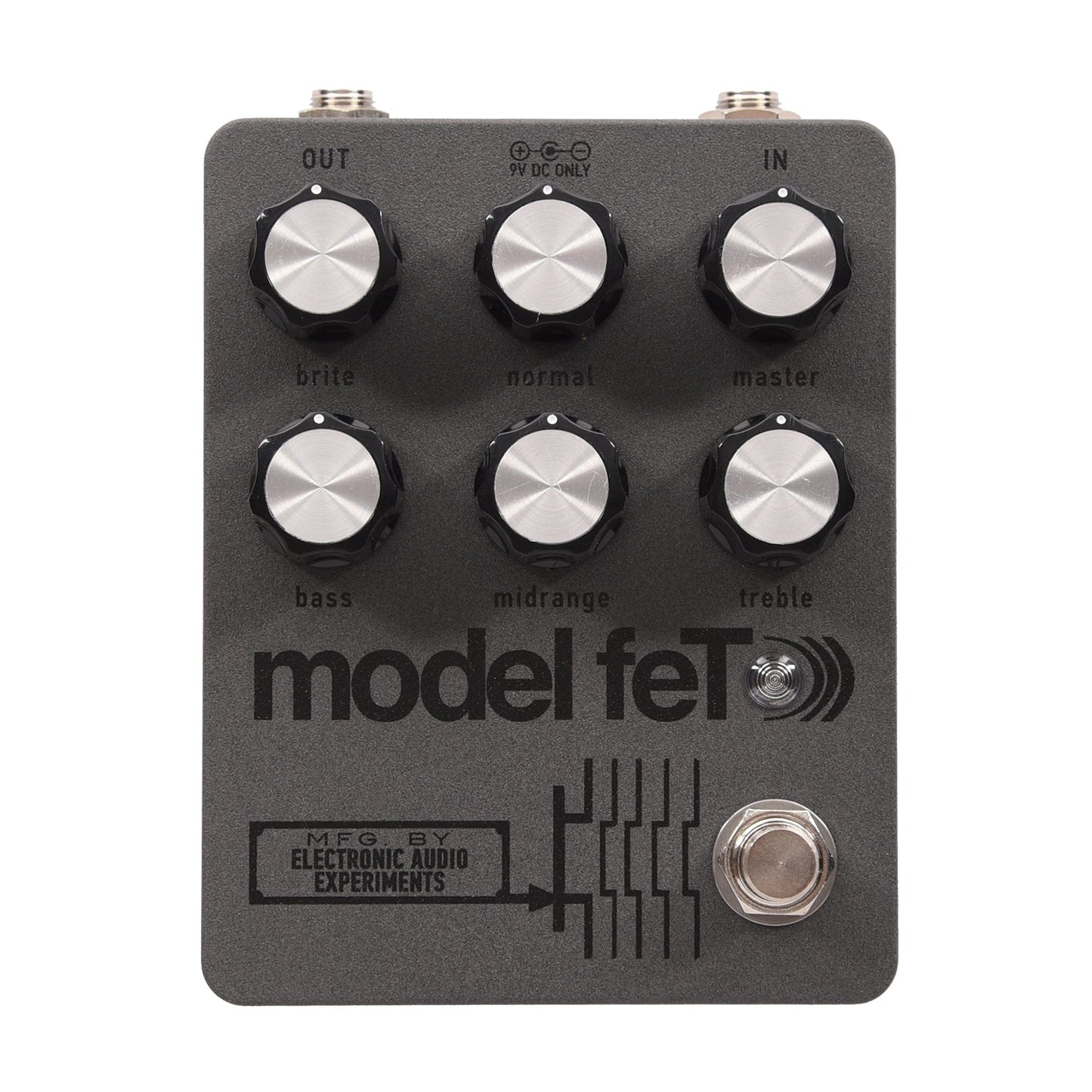 Electronic Audio Experiments Model feT Preamp Pedal Slate Grey Effects and Pedals / Overdrive and Boost