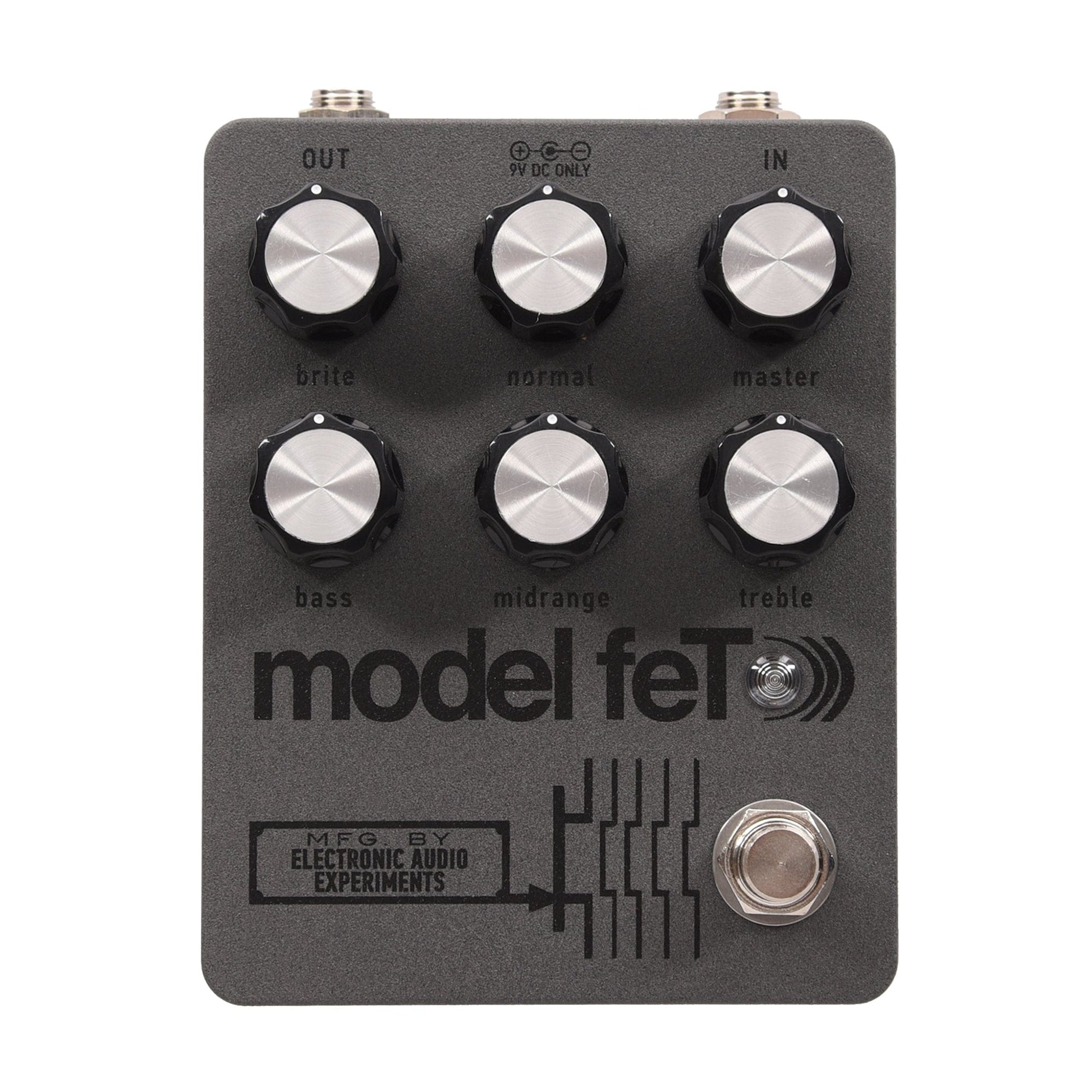 Electronic Audio Experiments Model feT Preamp Pedal Slate Grey Effects and Pedals / Overdrive and Boost