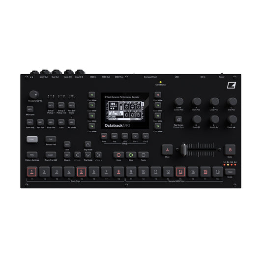 Elektron Octatrack MKII Dynamic Performance Sampler Black Drums and Percussion / Drum Machines and Samplers