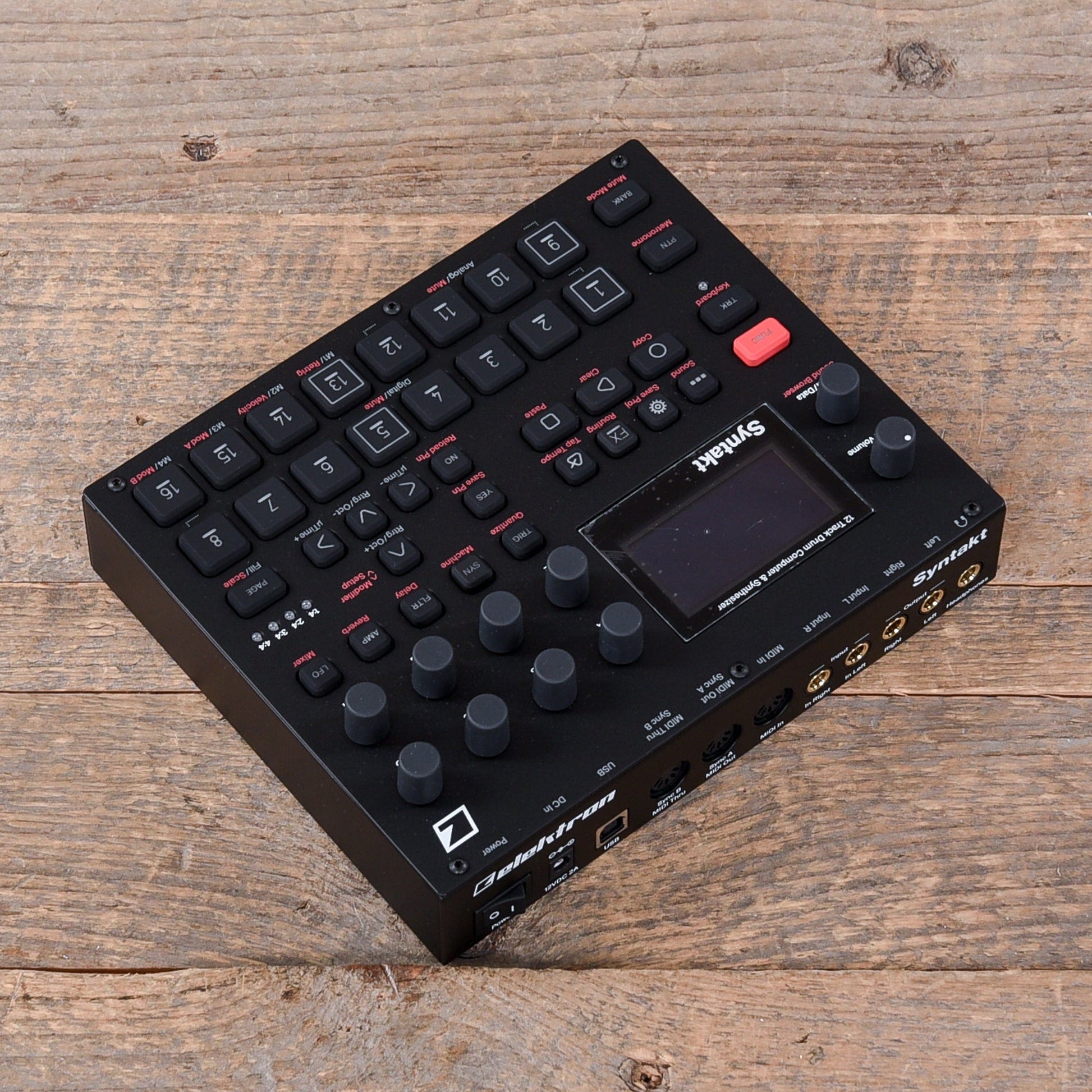 Elektron Syntakt 12 Track Drum Computer & Synthesizer Drums and Percussion / Drum Machines and Samplers