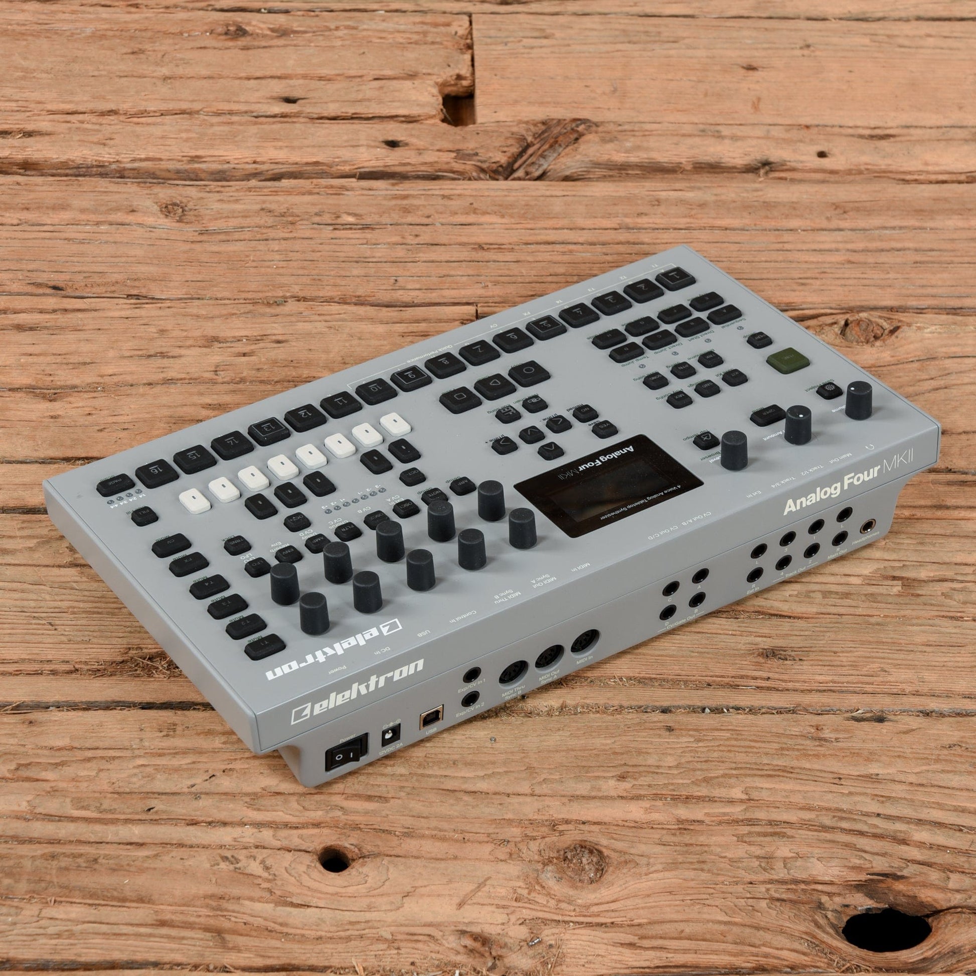 Elektron Analog Four MKII 4-Voice Tabletop Analog Synthesizer Keyboards and Synths / Synths / Analog Synths