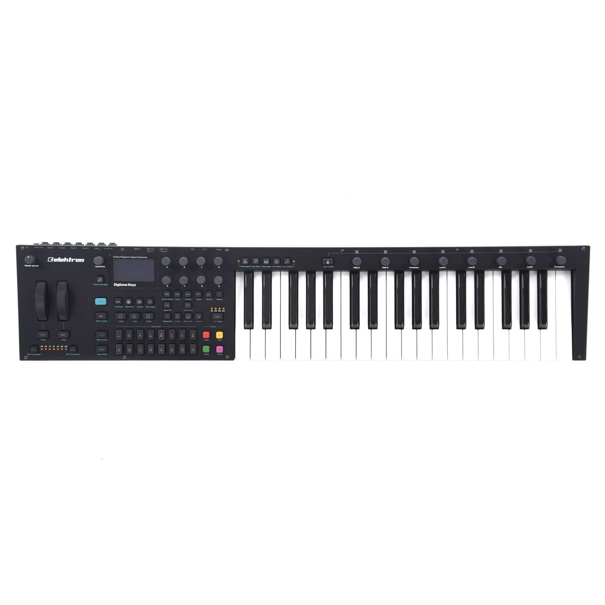 Elektron Digitone Keys Eight Voice Digital Synthesizer – Chicago Music ...