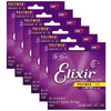 Elixir 11025 Acoustic 80/20 Poly Custom Light 11-52 (6 Pack Bundle) Accessories / Strings / Guitar Strings