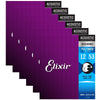 Elixir 11050 Acoustic 80/20 Poly Light 12-53 (6 Pack Bundle) Accessories / Strings / Guitar Strings