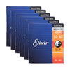 Elixir 12077 Electric Nanoweb Light-Heavy 10-52 6 Pack Bundle Accessories / Strings / Guitar Strings