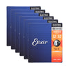 Elixir 12152 Electric Nanoweb Heavy 12-52 6 Pack Bundle Accessories / Strings / Guitar Strings