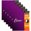 Elixir 16052 Acoustic Phosphor Bronze Nano Light 12-53 (6 Pack Bundle) Accessories / Strings / Guitar Strings
