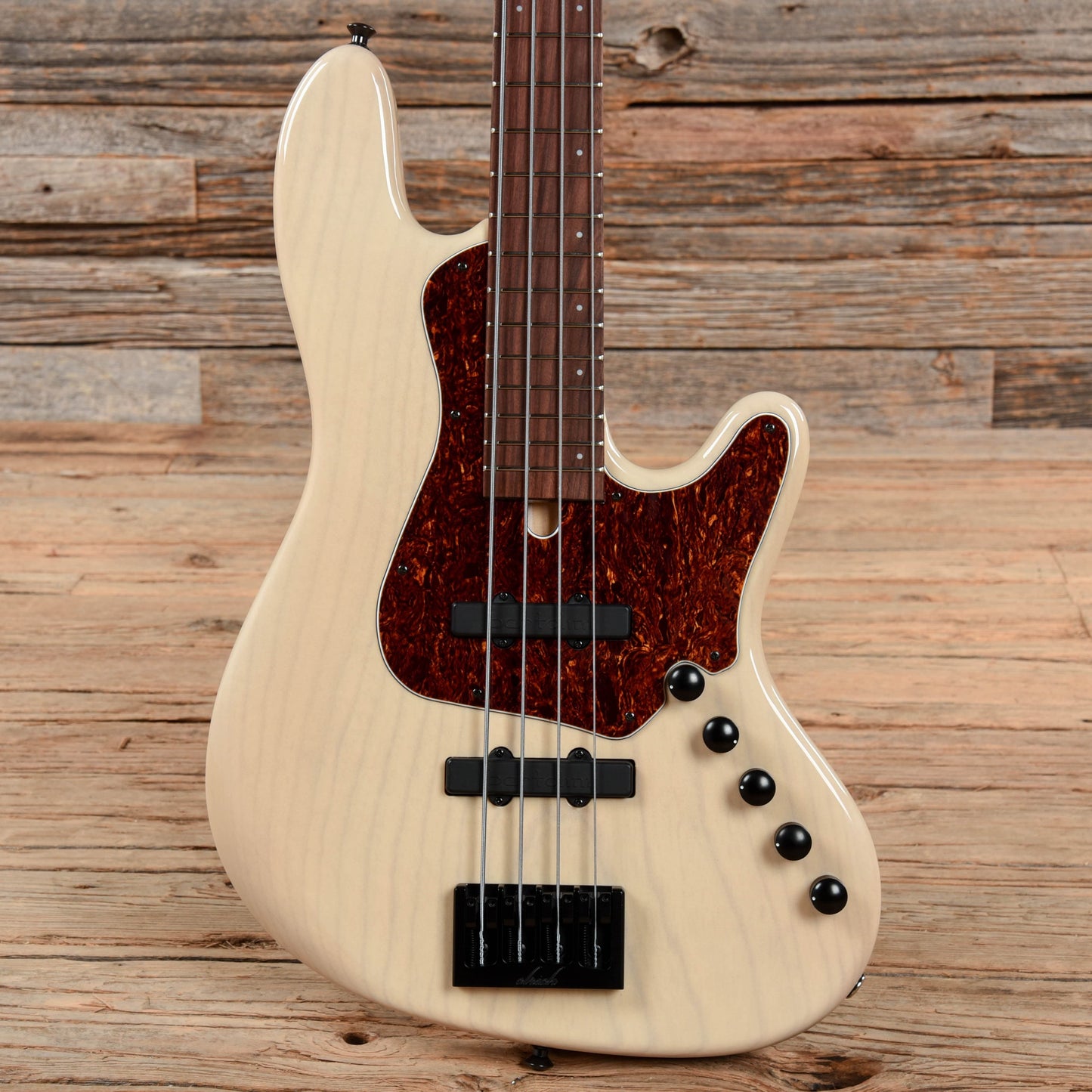 Elrick Standard NJS 4-String Transparent Creme 2021 Bass Guitars / 4-String