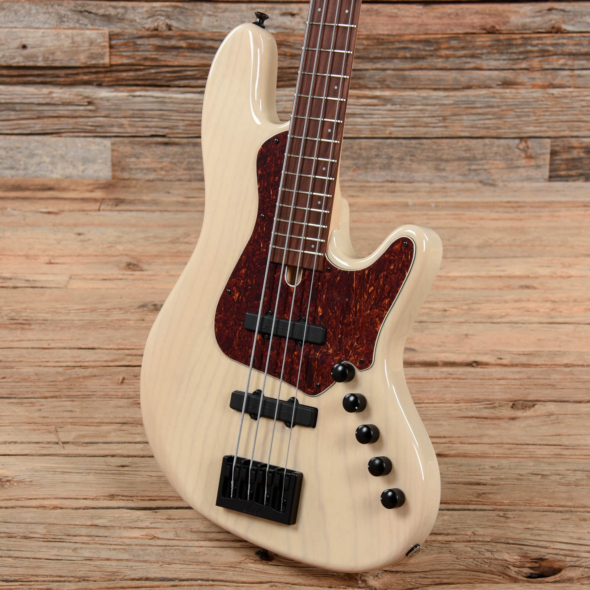 Elrick Standard NJS 4-String Transparent Creme 2021 Bass Guitars / 4-String