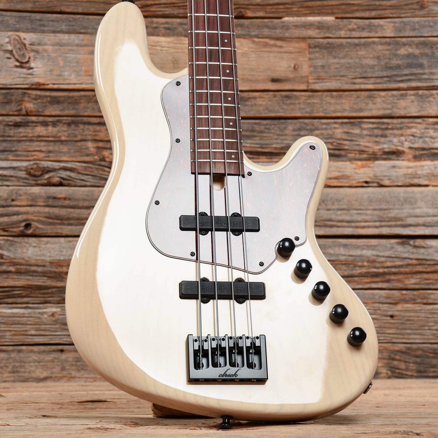 Elrick Standard NJS 4-String Transparent Creme 2021 Bass Guitars / 4-String