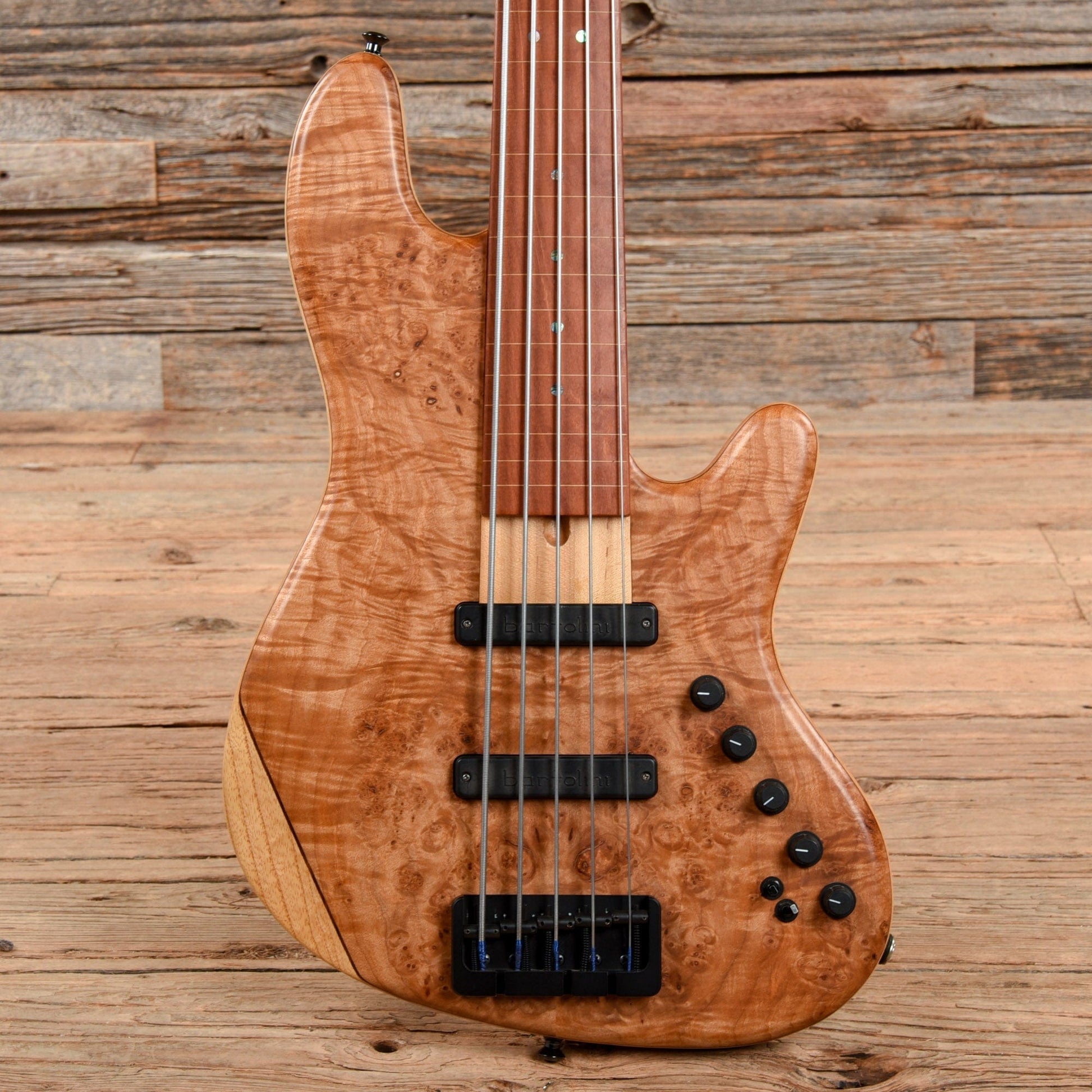 Elrick NJS5 Fretless Natural 2001 Bass Guitars / 5-String or More