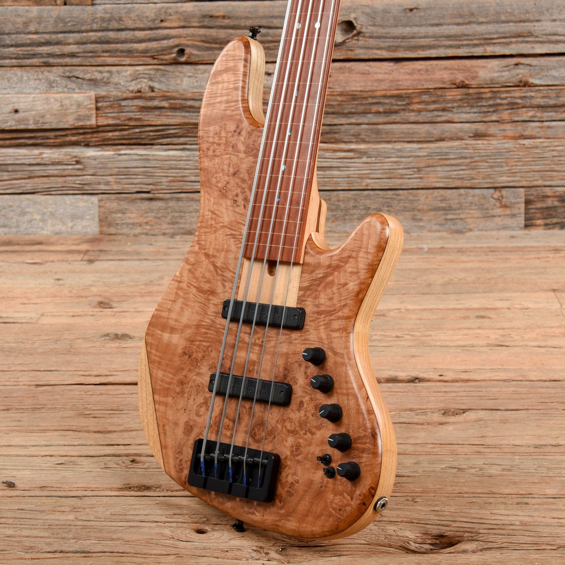 Elrick NJS5 Fretless Natural 2001 Bass Guitars / 5-String or More