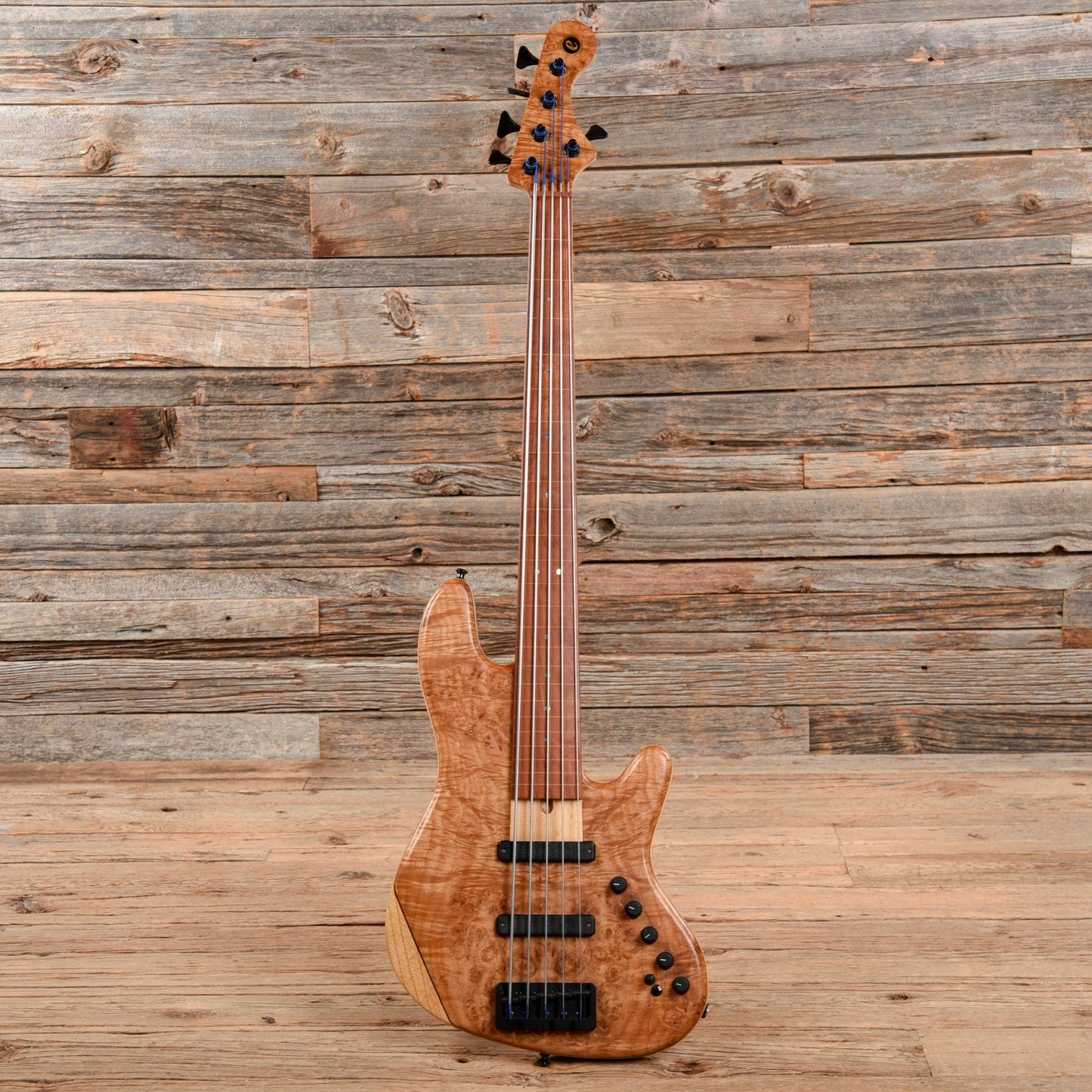 Elrick NJS5 Fretless Natural 2001 Bass Guitars / 5-String or More