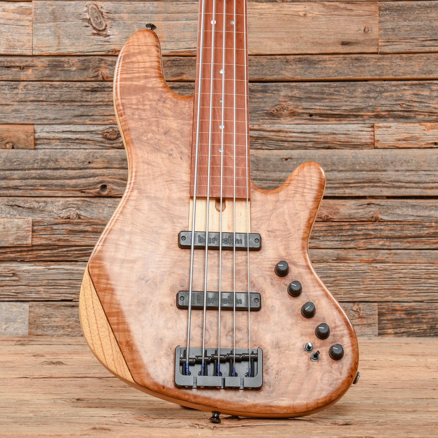 Elrick NJS5 Fretless Natural 2001 Bass Guitars / 5-String or More