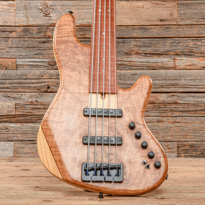 Elrick NJS5 Fretless Natural 2001 Bass Guitars / 5-String or More