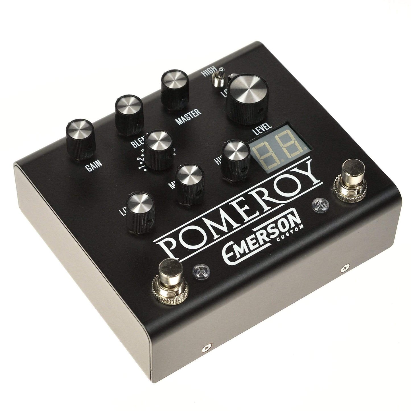Emerson Custom Pomeroy Analog Overdrive Distortion Black Effects and Pedals / Overdrive and Boost