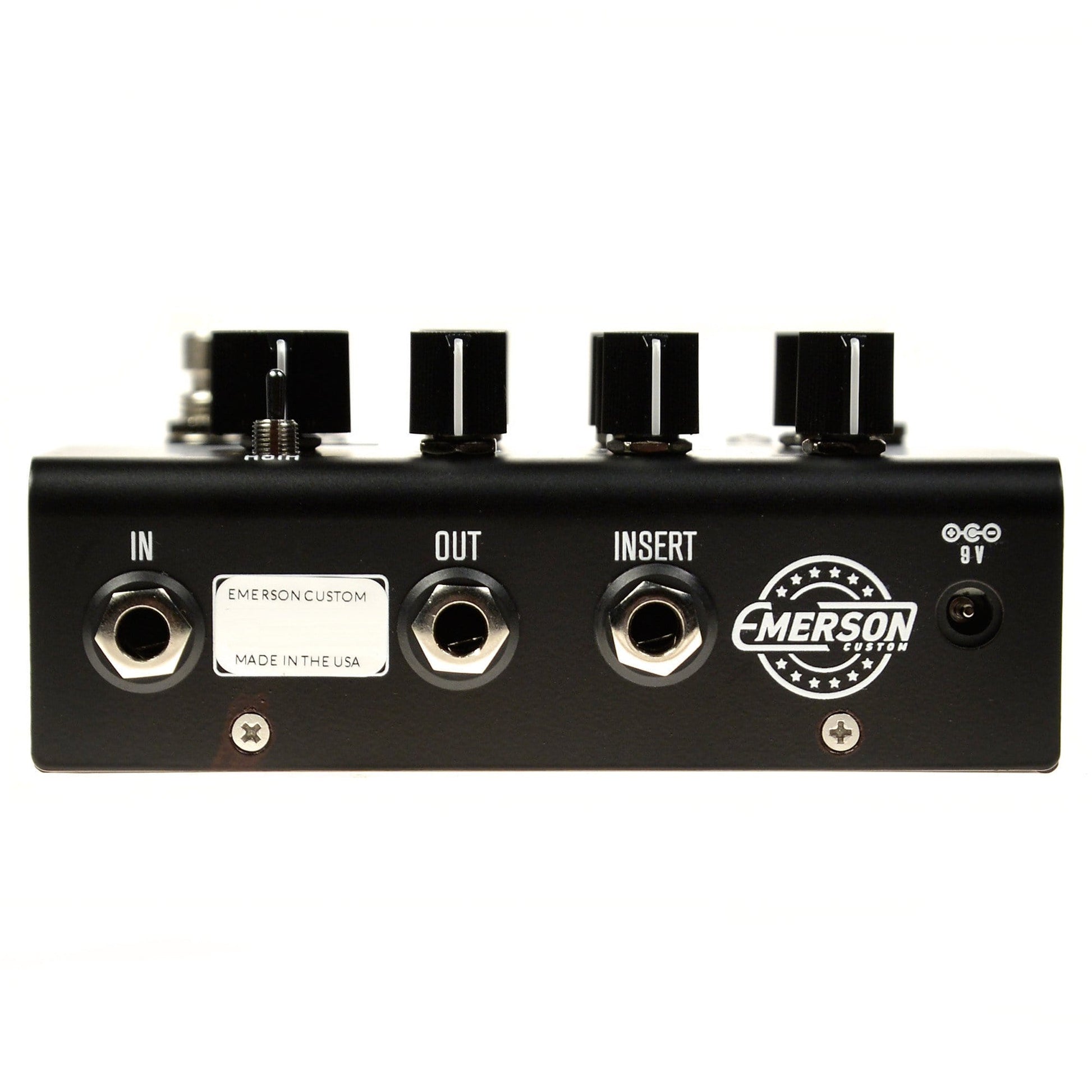 Emerson Custom Pomeroy Analog Overdrive Distortion Black Effects and Pedals / Overdrive and Boost