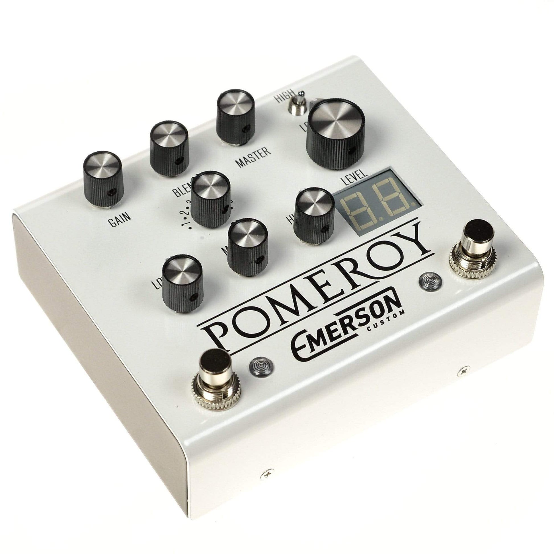 Emerson Custom Pomeroy Analog Overdrive Distortion White Effects and Pedals / Overdrive and Boost