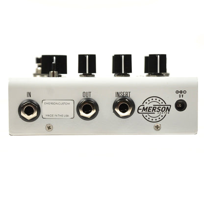 Emerson Custom Pomeroy Analog Overdrive Distortion White Effects and Pedals / Overdrive and Boost