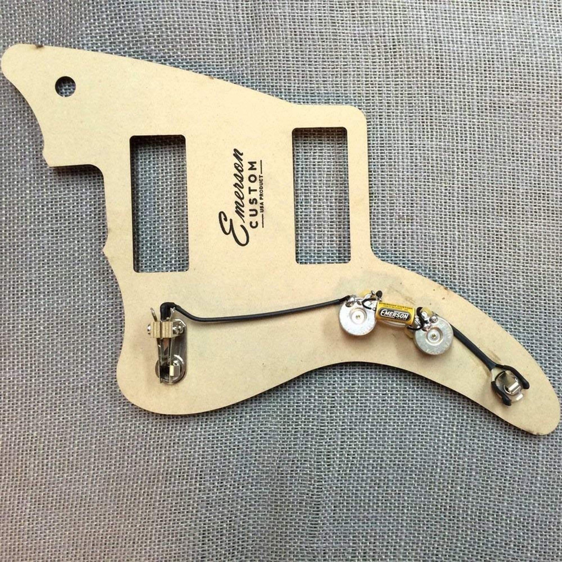 Emerson Custom Prewired Kit for Jazzmaster Standard (500K Ohm Pots & 0.022Uf Cap, No Rhythm Circuit) Parts / Guitar Pickups