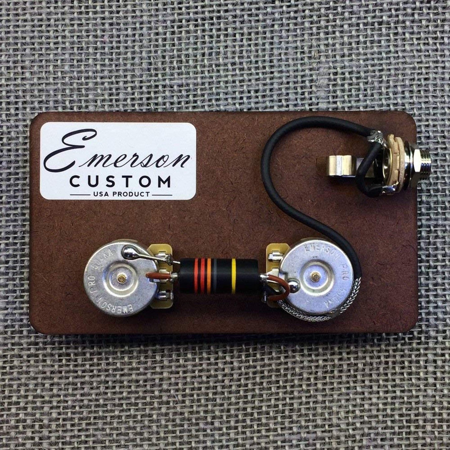 Emerson Custom Prewired Kit for Les Paul Junior (500K Ohm Pots & 0.022Uf Bumblebee Capacitor) Parts / Guitar Pickups