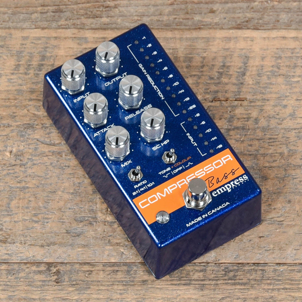 Empress Bass Compressor Blue – Chicago Music Exchange
