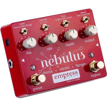 Empress Effects Nebulus Chorus, Flanger & Vibrato Pedal Effects and Pedals / Chorus and Vibrato
