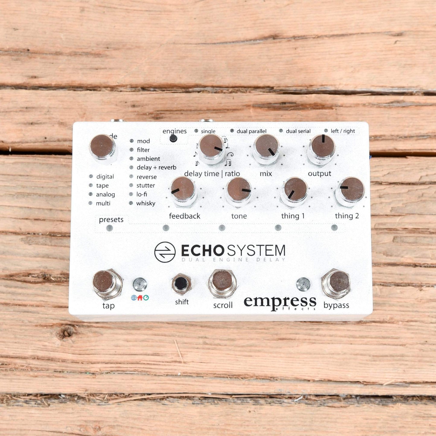 Empress Effects EchoSystem Dual Engine Delay Effects and Pedals / Delay