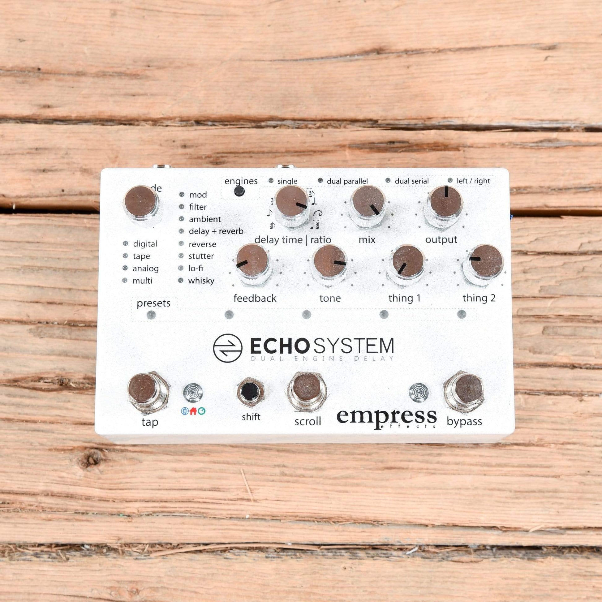 Empress Effects EchoSystem Dual Engine Delay Effects and Pedals / Delay