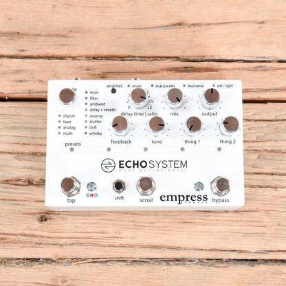 Empress Effects EchoSystem Dual Engine Delay Effects and Pedals / Delay