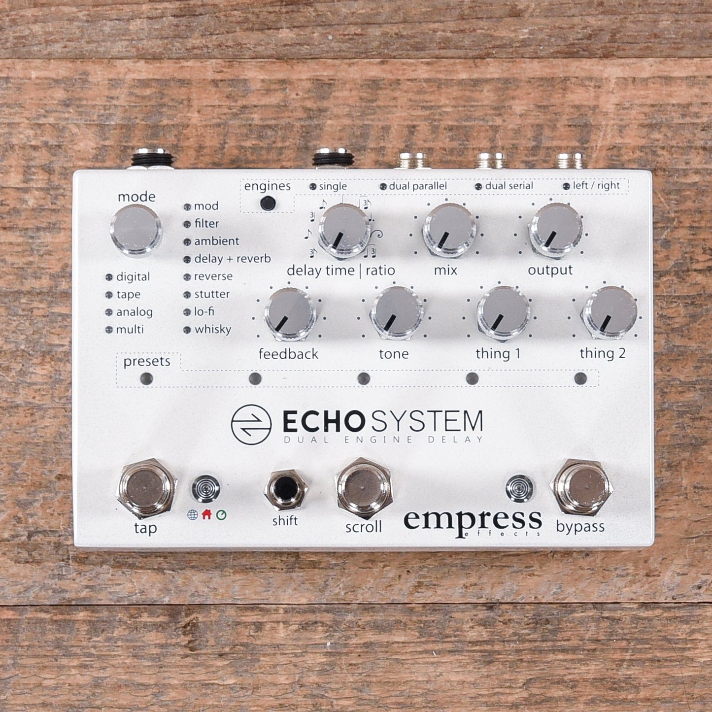 Empress Effects EchoSystem Dual Engine Delay Effects and Pedals / Delay