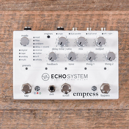 Empress Effects EchoSystem Dual Engine Delay Effects and Pedals / Delay