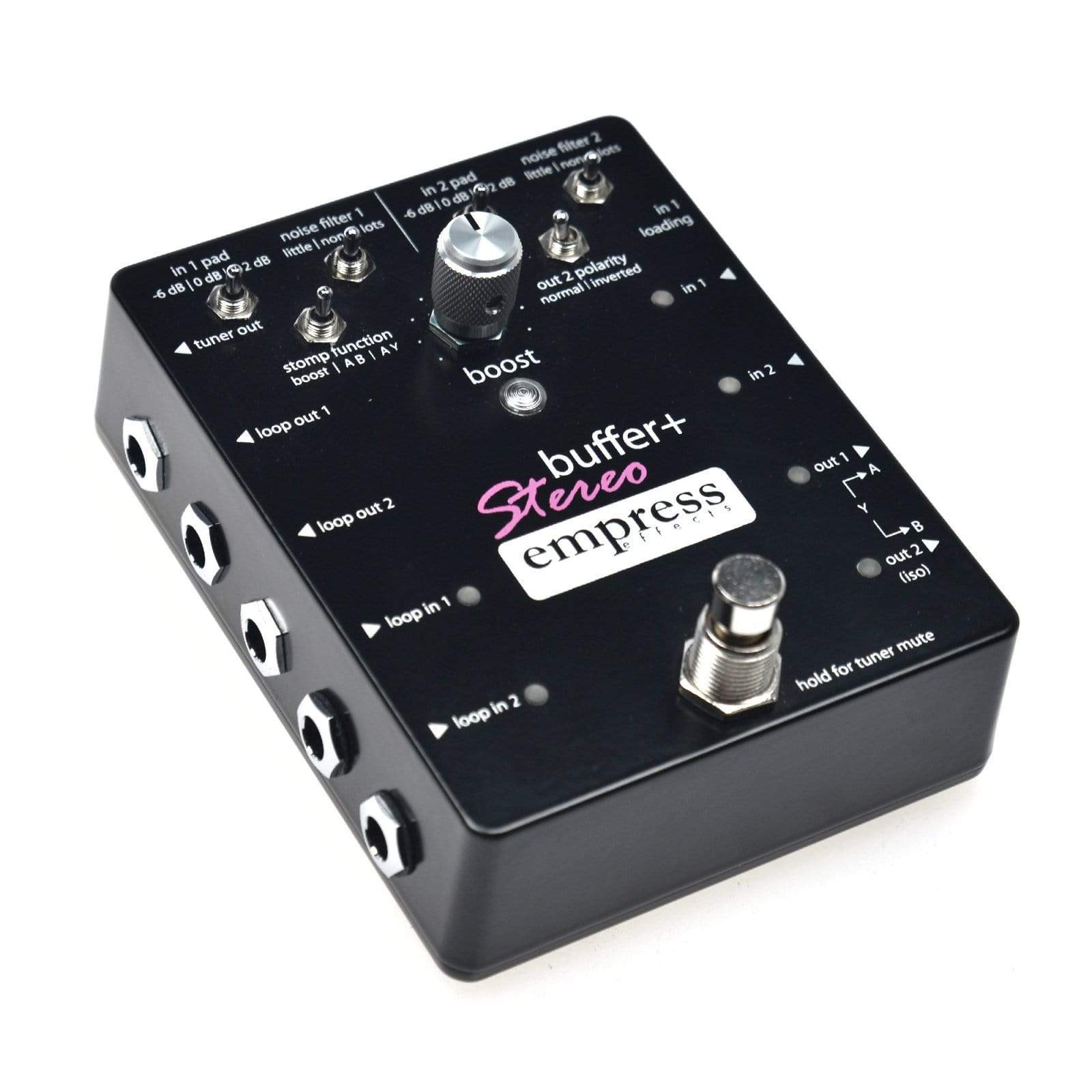stereo boost pedal Empress Buffer Plus Stereo – Chicago Music Exchange