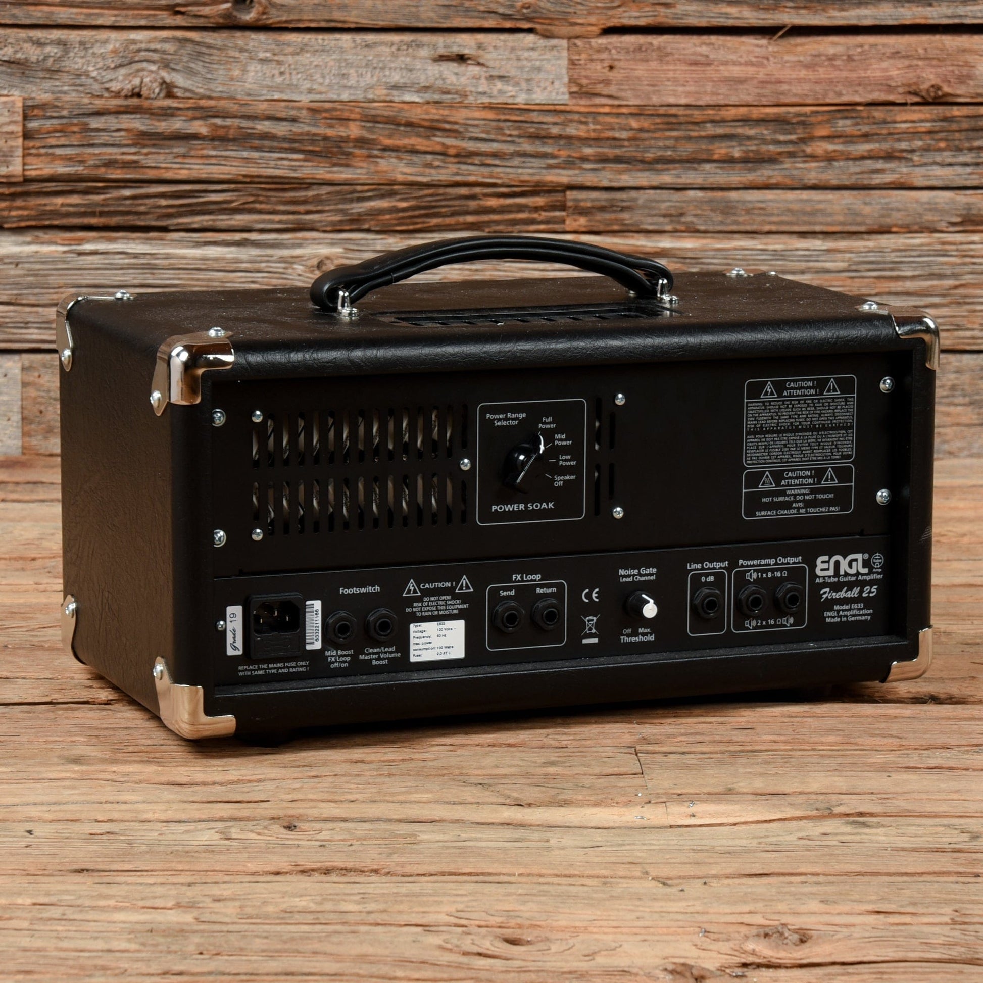 ENGL Fireball 25 Type E633 2-Channel 25-Watt Guitar Amp Head Amps / Guitar Cabinets