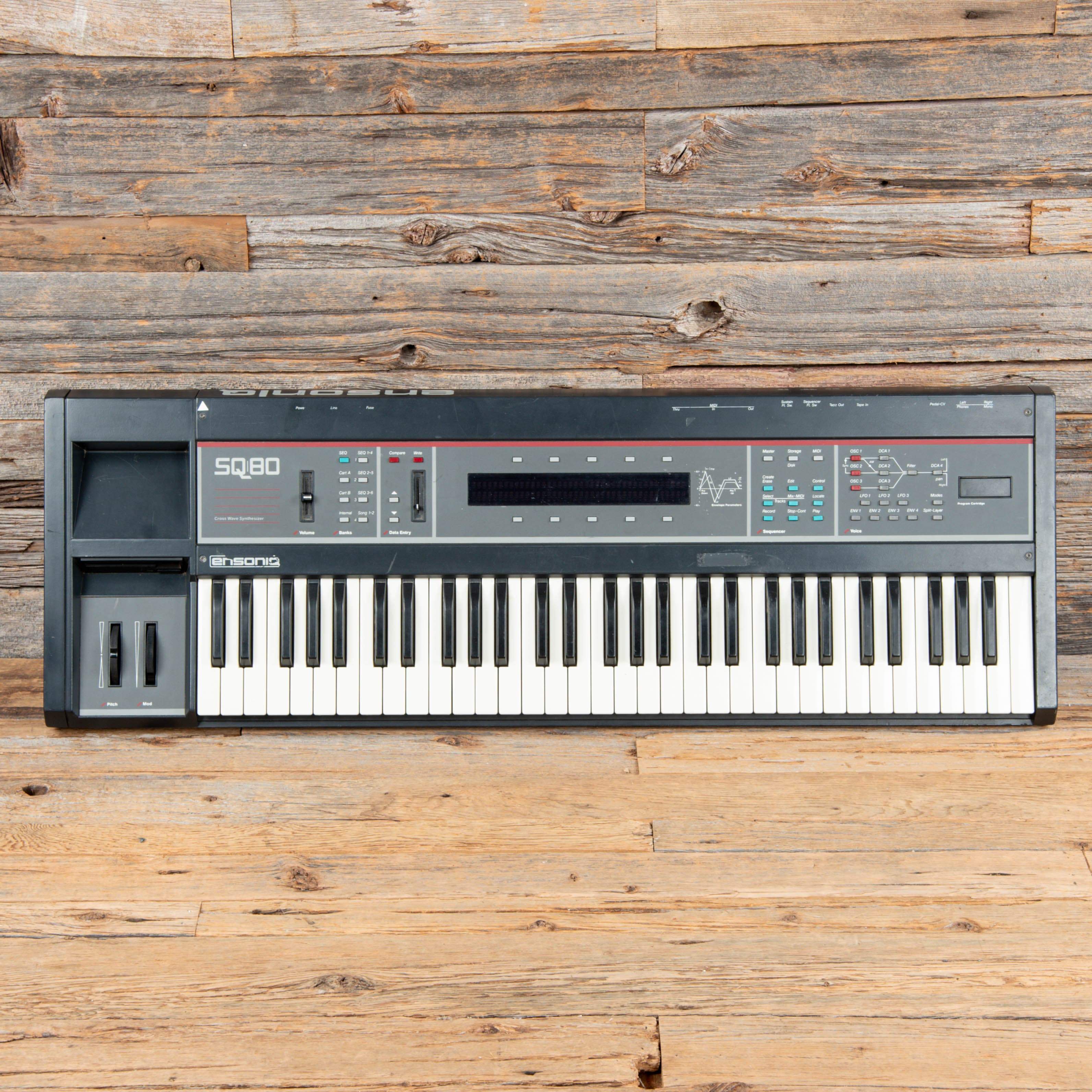 Ensoniq SQ-80 Cross Wave Synthesizer 1980s – Chicago Music Exchange