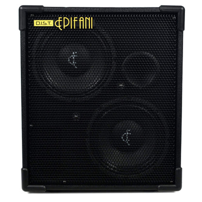 Epifani DIST 210 Black 500W 2x10 Bass Speaker Cabinet, 4 & 8 Ohms Amps / Bass Cabinets