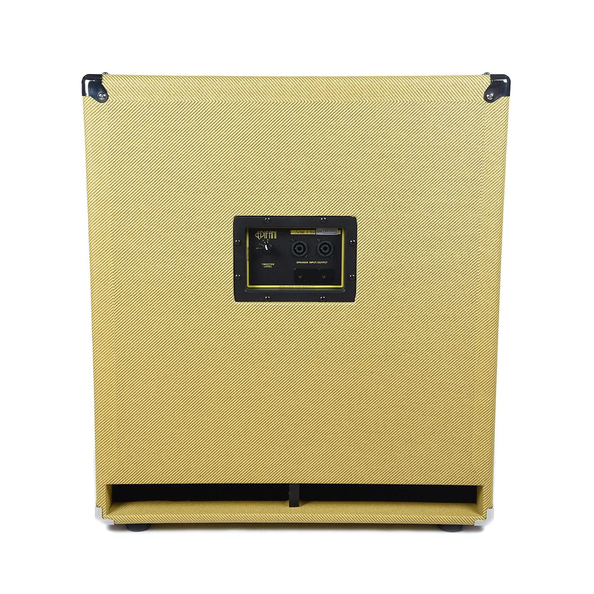 Epifani Tour 4x10 Bass Speaker Cabinet Tweed w/Wheat Grill Amps / Bass Cabinets