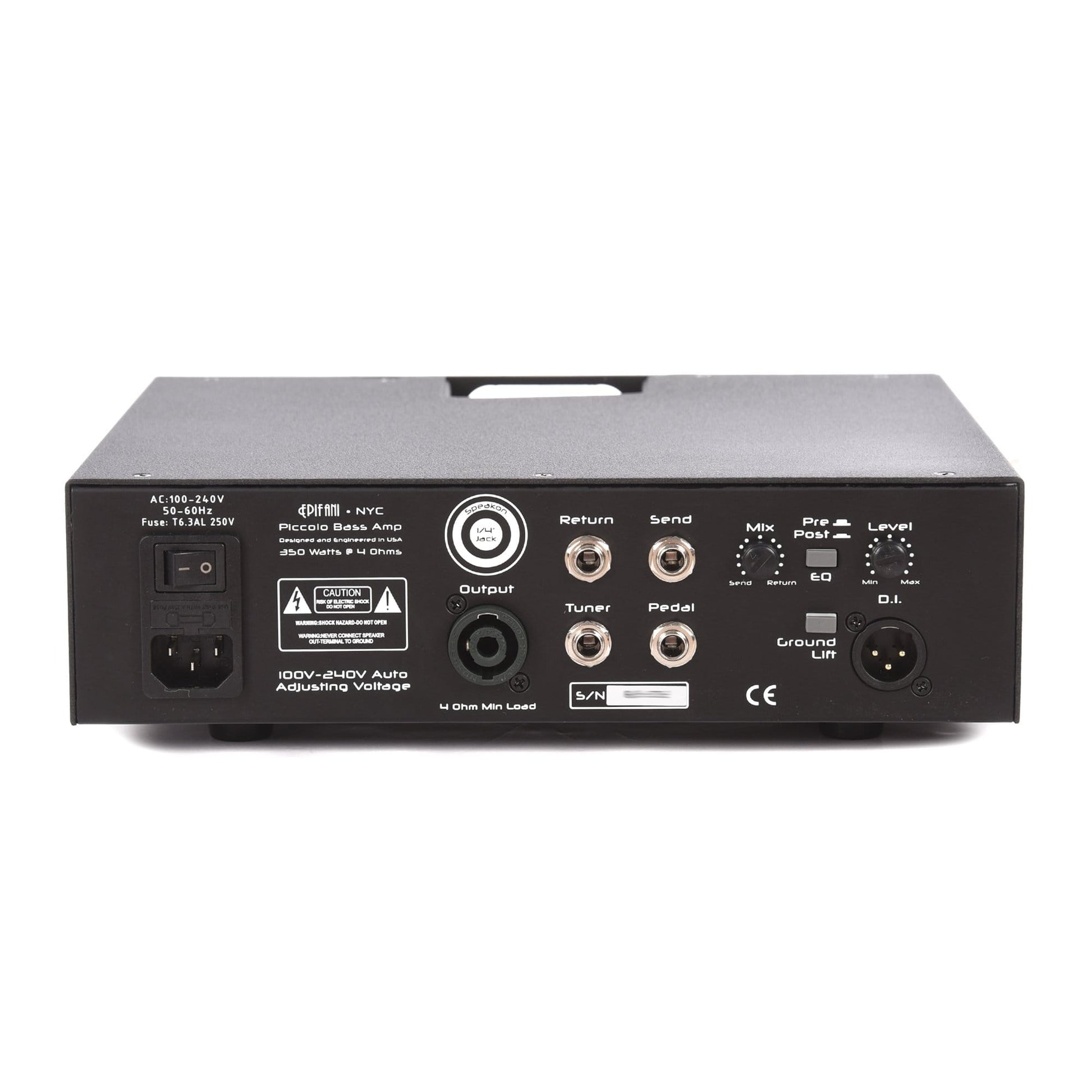 Epifani Piccolo 350W Ultra Light Bass Head 4 Ohms Amps / Bass Heads