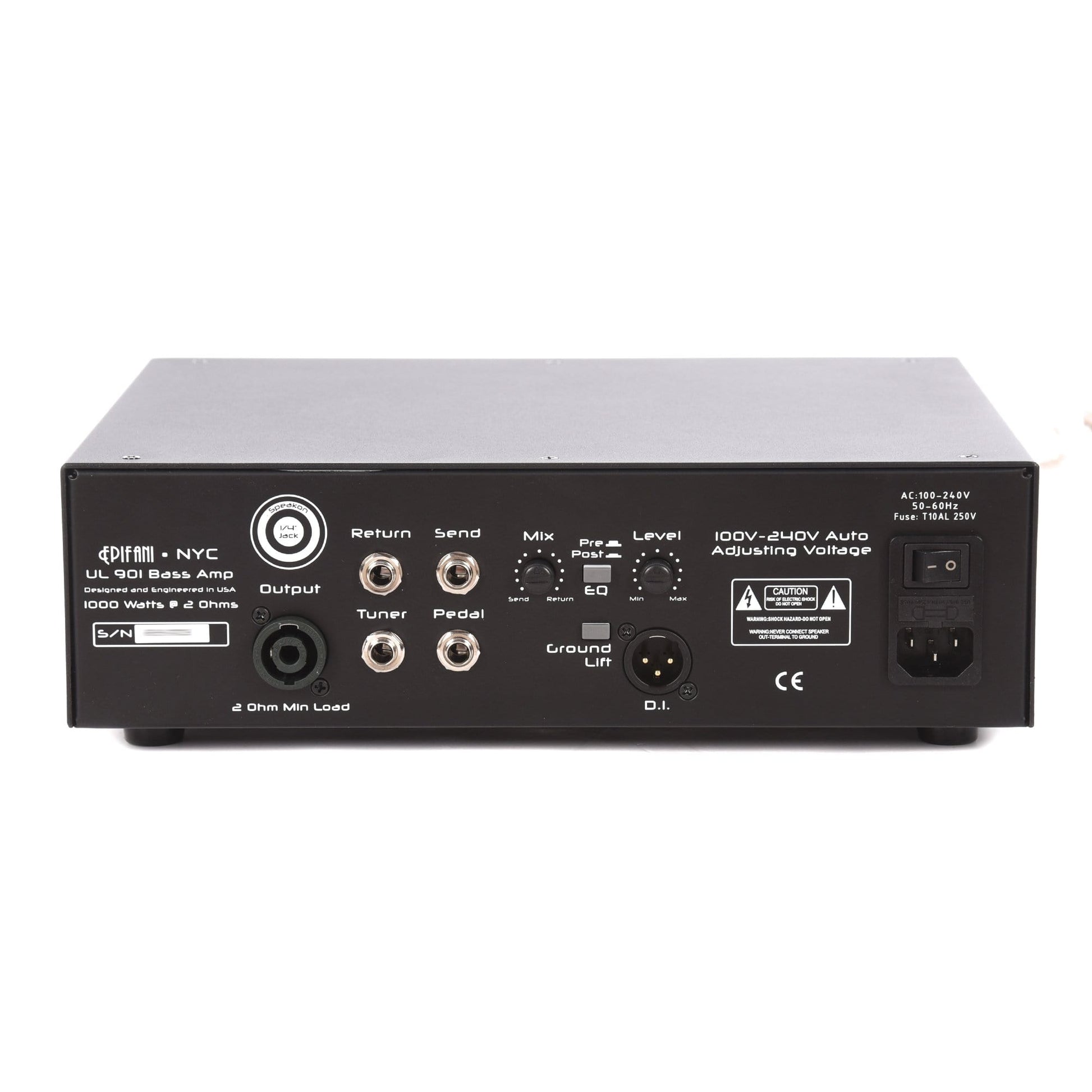 Epifani UL-901 1000W Bass Head 2 Ohms Amps / Bass Heads