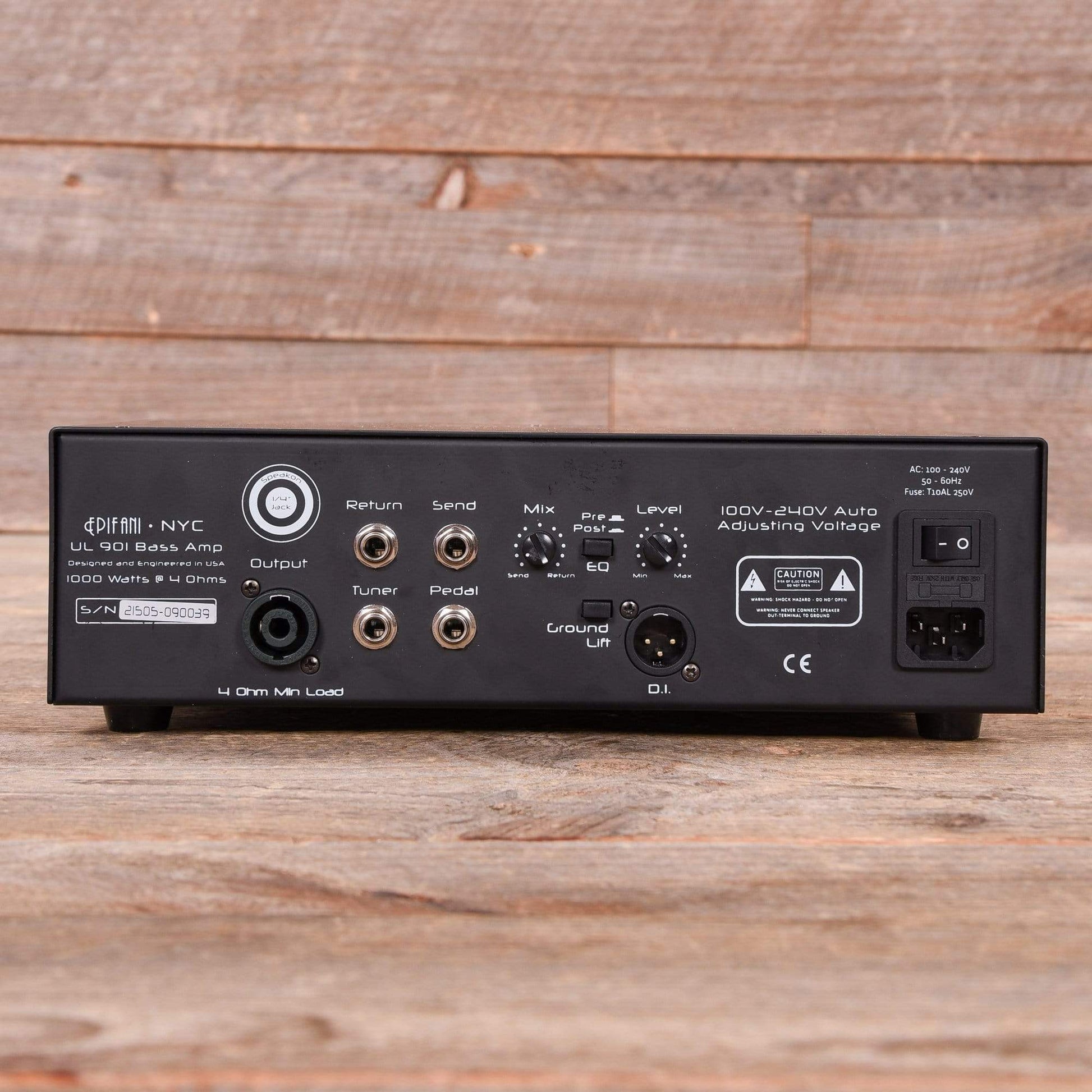 Epifani UL-901 1000W Bass Head 2 Ohms Amps / Bass Heads