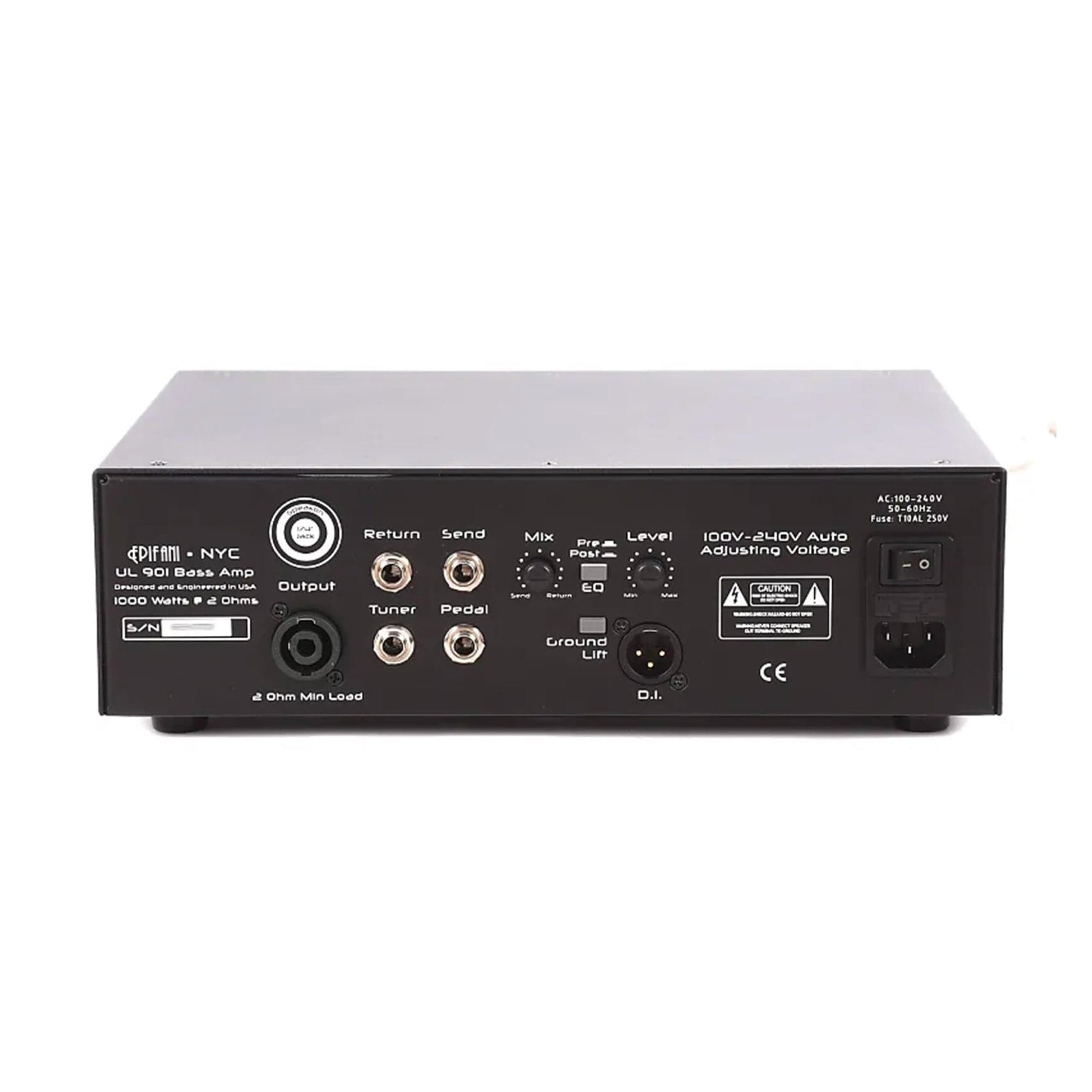 Epifani UL-901 1000W Bass Head 4 Ohms Amps / Bass Heads